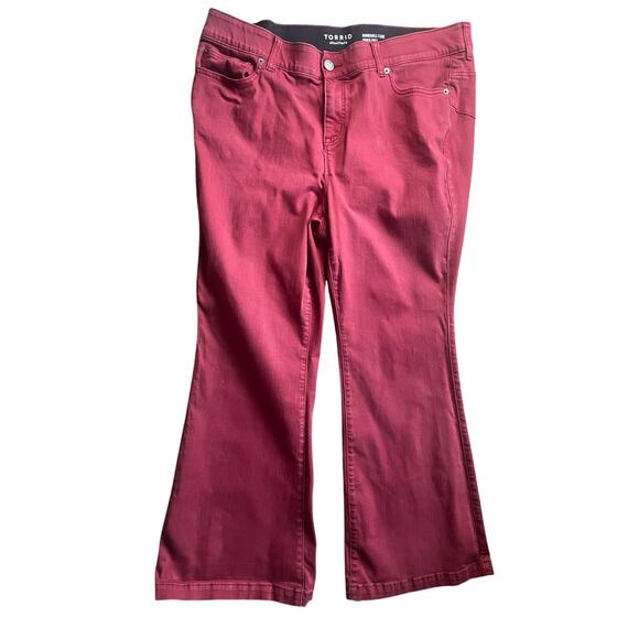 Torrid Bombshell Flare High-Rise Jeans - Size 20S*** - Picture 2 of 9